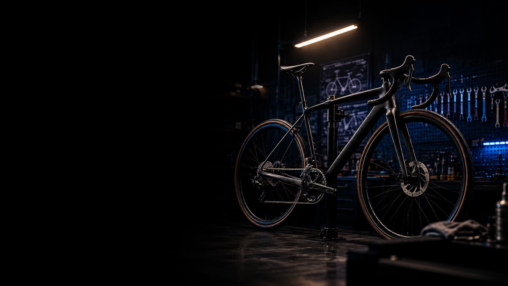 Cykel i Bike Rebuilders verkstad i Göteborg
